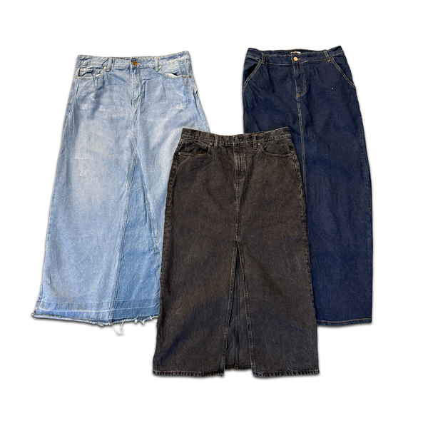 Women’s Denim Midi, Maxi & Long Skirts X30