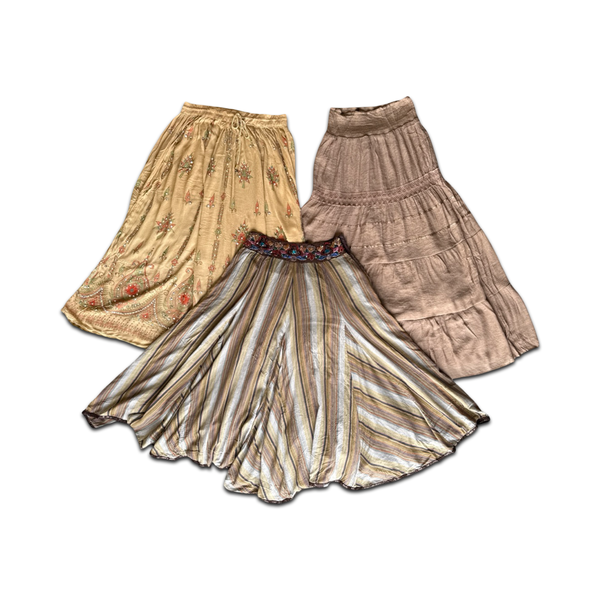Women’s Y2K & Boho Midi / Maxi Skirts x50